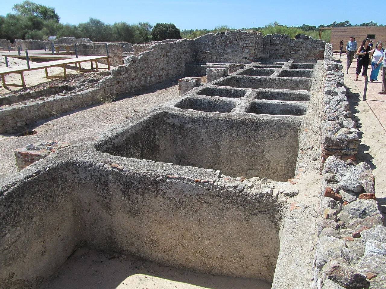 Cetariae — salting vats at the Cetobriga ruins