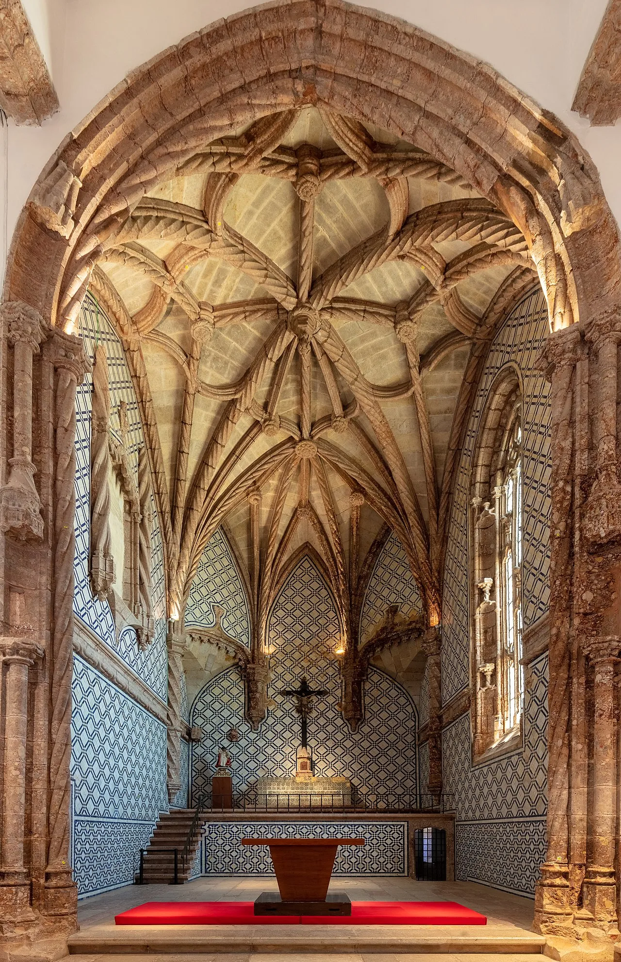 Altar of the Monastery of Jesus in Manueline style