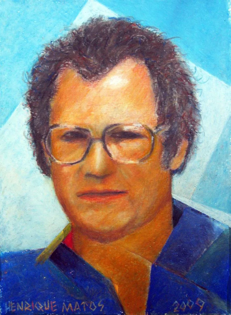 Portrait of Zeca Afonso — pastel